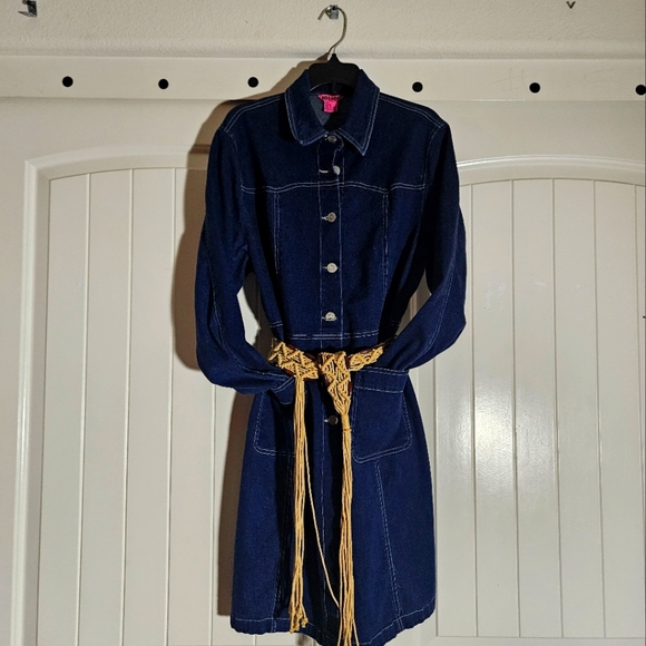 Jou Jou Denim Dress - Picture 1 of 6